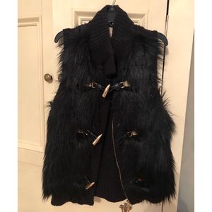 MICHAEL MICHAEL KORS Faux-Fur Toggle Vest